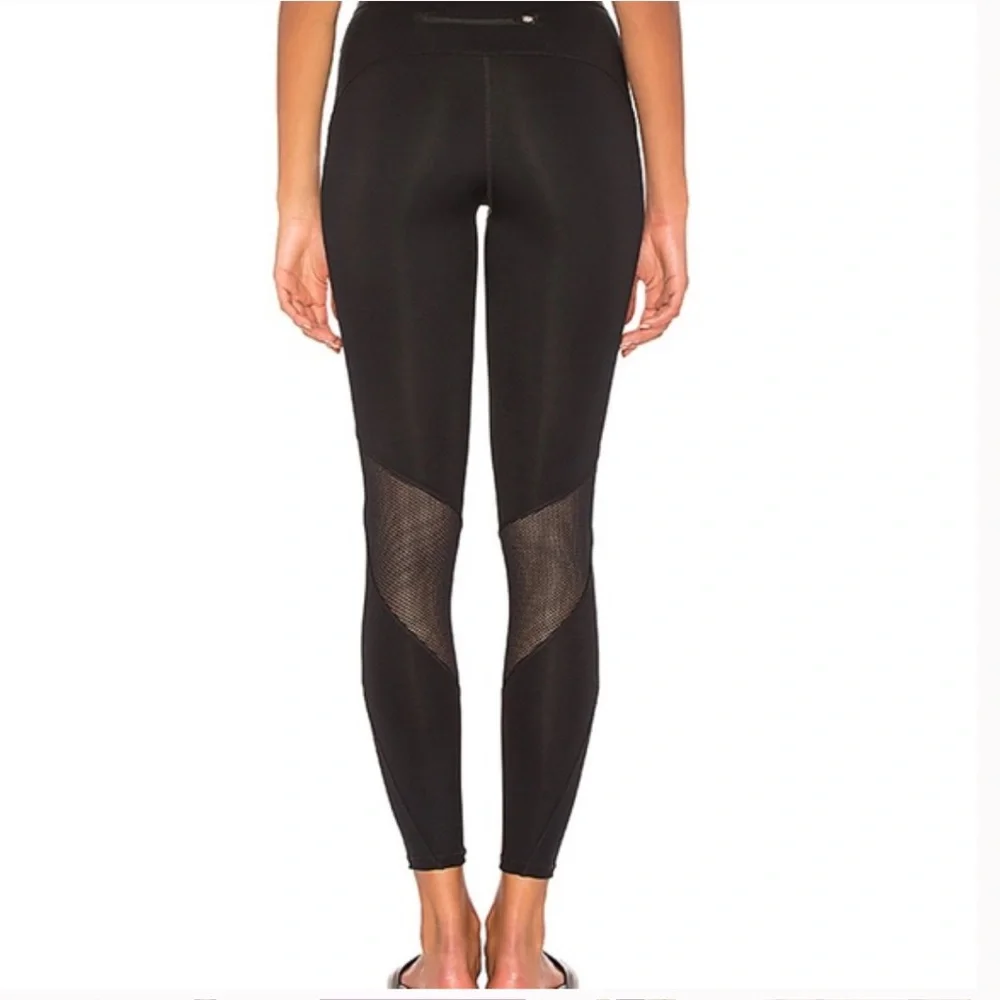 IVY PARK Leggings with Mesh and‎ Moto Detailing and Flip Belt Zipper Pocket